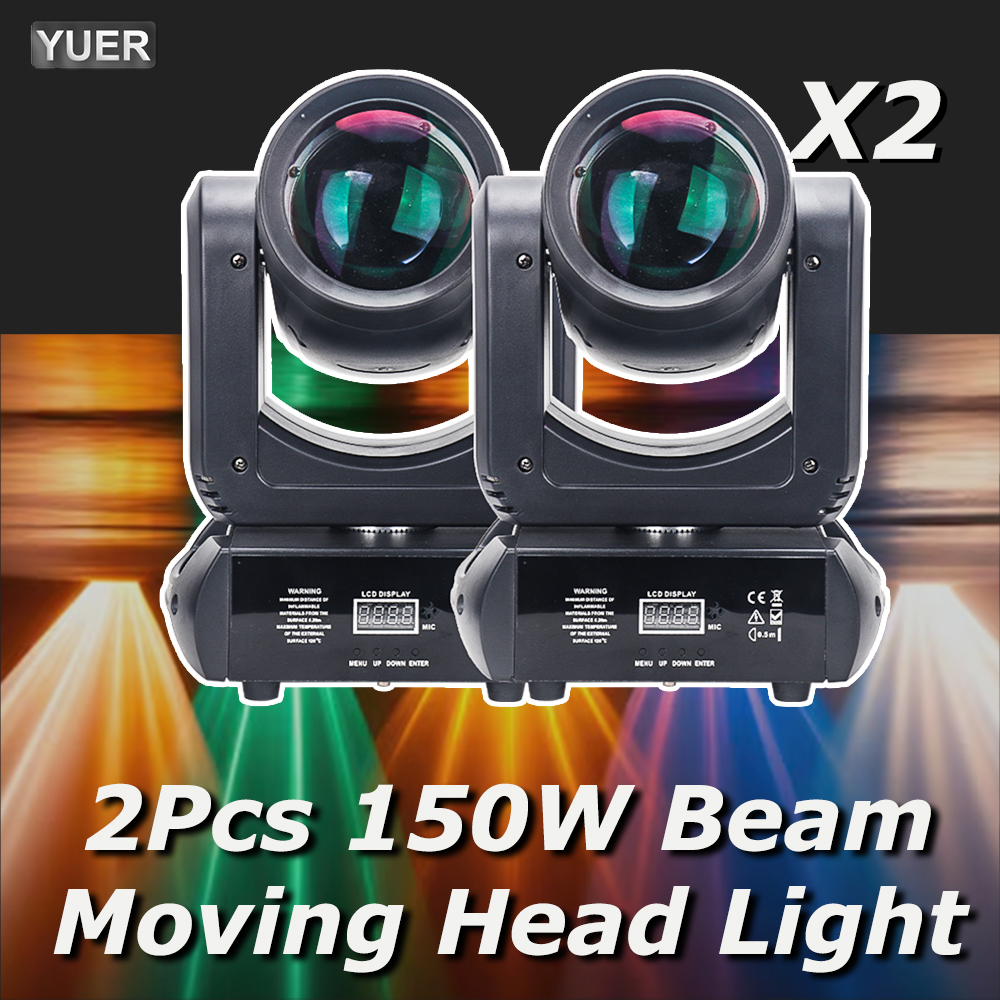 2 teile/los LED Moving Head 150W Beam Spot 18 rotierende Prismen dmx Bühnen effekt Licht Disco DJ Bar Hochzeits club Musik party Indoor