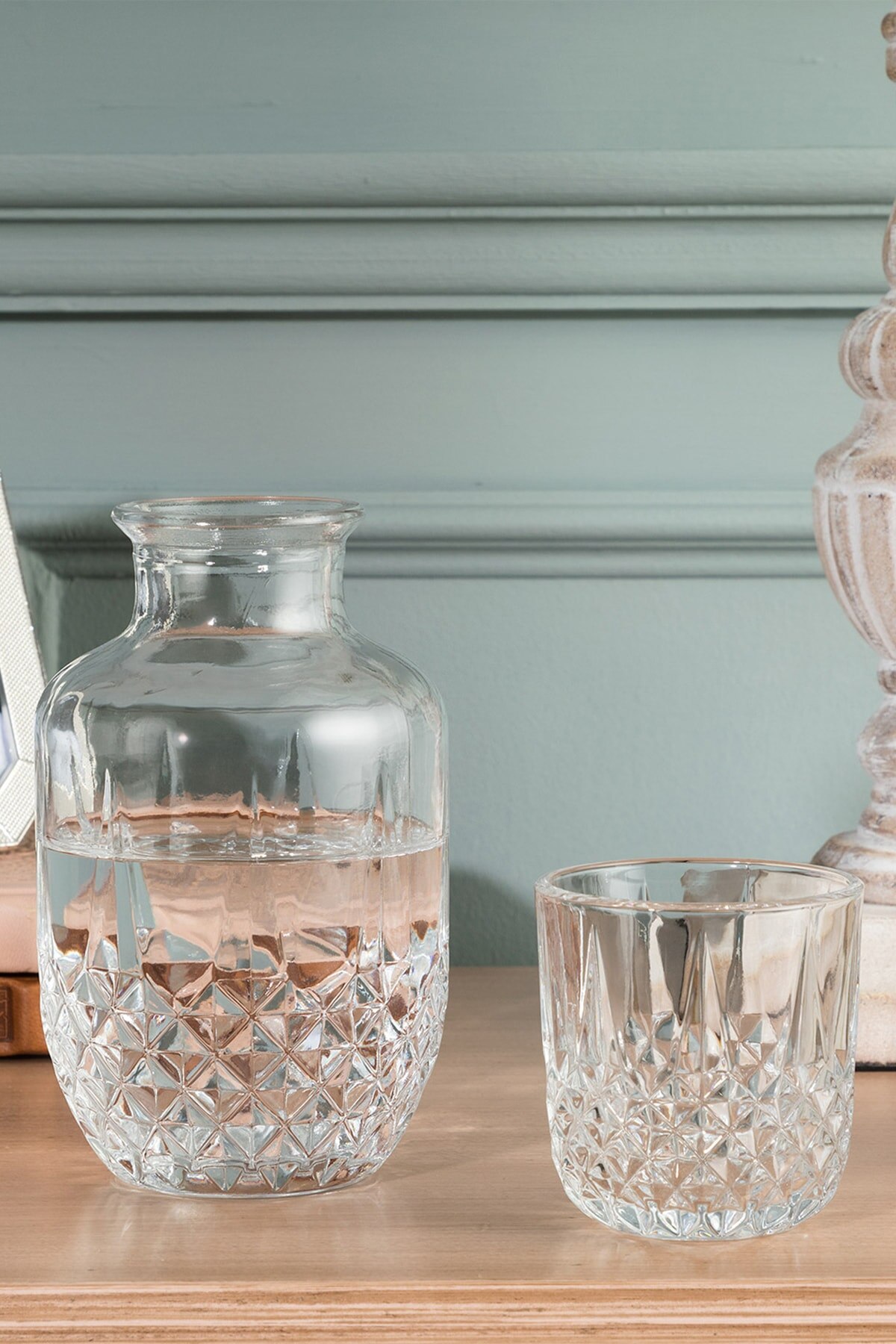 Teko/525 Ml, Teko Air Kaca Botol Air Dingin Pemegang Ketel Transparan Tahan Panas Teko Air Kendi Air, 2021