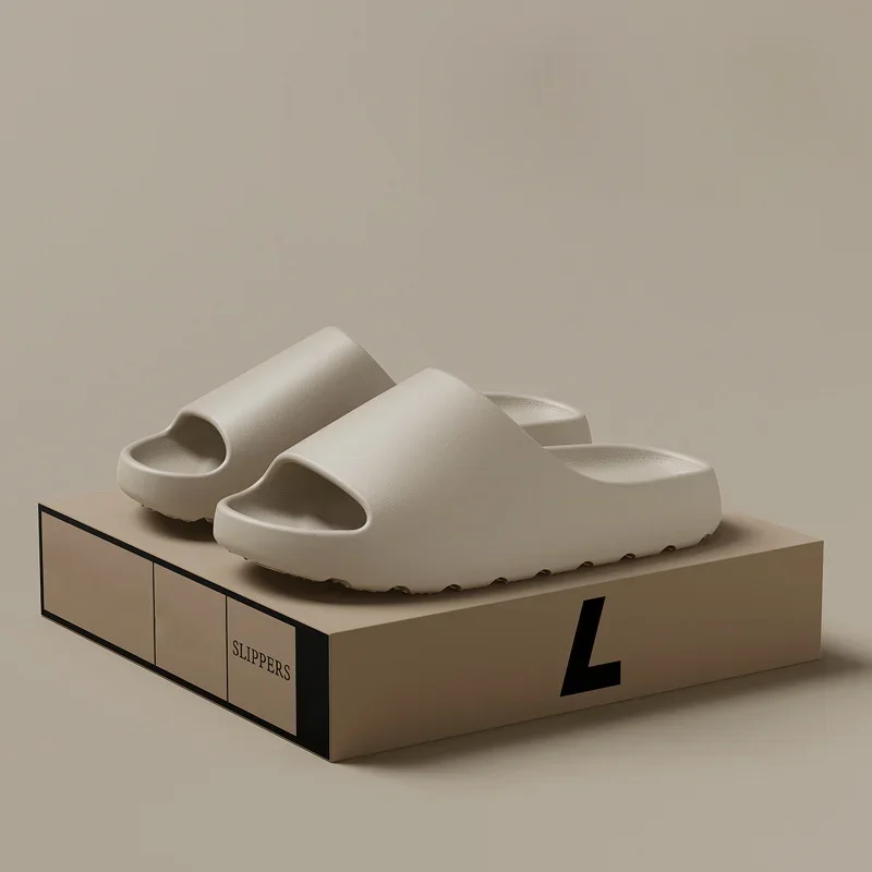 2025 EVA-Schuhe mit weichen Sohlen, leicht, für Zuhause, lässig, innovatives Design, Herren-Hausschuhe, hochwertige, exklusive Marken-Slides auf Lager