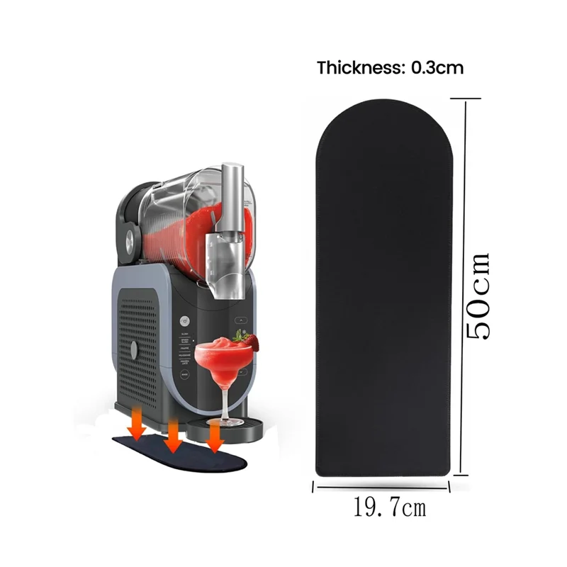 B99A-Smoothie Maker Mat For Ninja Slushie Machine FS301 And FS300 Smoothie Maker Mat Mat Quickly Slide Frozen Drink Machine On T