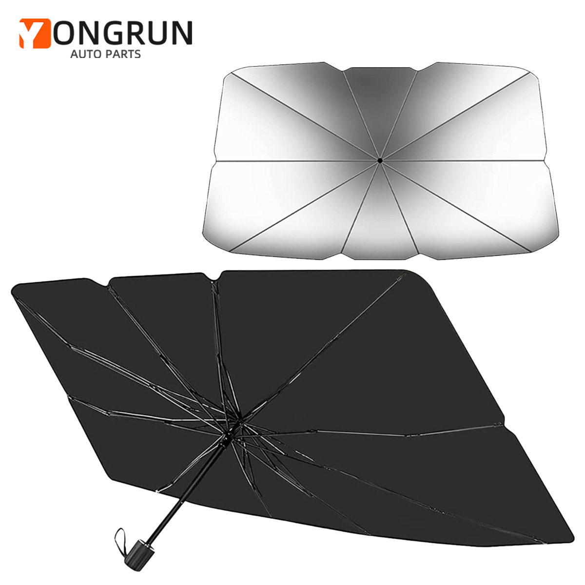 Parasol de cristal delantero para coche, tela de aislamiento térmico, parasol para parabrisas