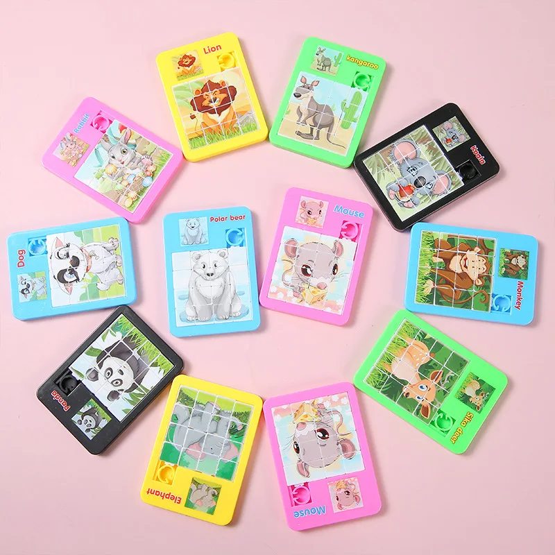 12/30pc Cartoon Puzzle Tier Puzzles frühe pädagogische Entwicklung Spielzeug für Kinder Geburtstags feier begünstigt Pinata Füller Belohnungen