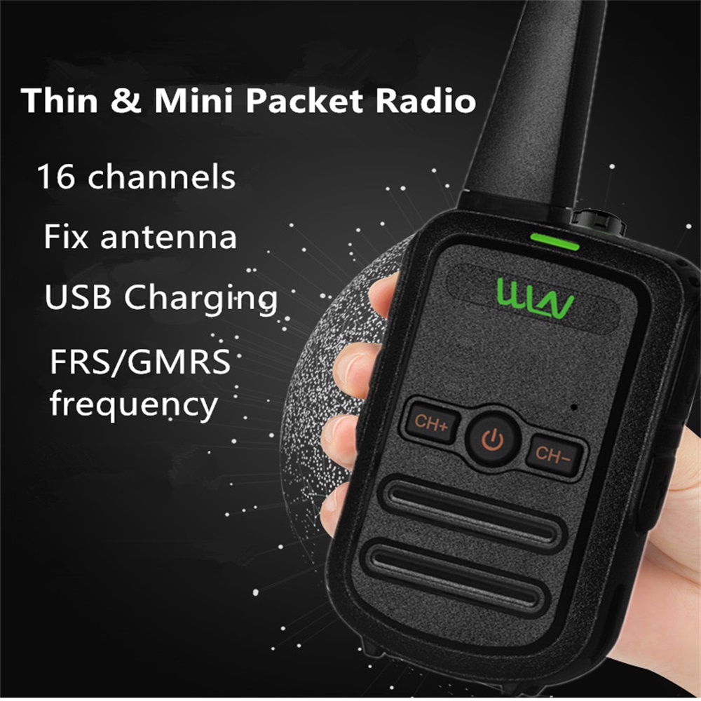 WLN KD-C51 Mini แบบพกพา Wireless High Power Walkie Talkie อาชีพ FM เครื่องส่งสัญญาณวิทยุอะแดปเตอร์