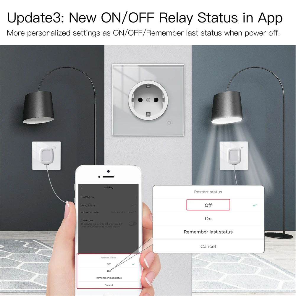 Moes ZigBee スマート ウォール ソケット ガラス パネル コンセント パワー モニター tuya ワイヤレス コントロール メッシュ タイマー Alexa Google ホーム音声 EU