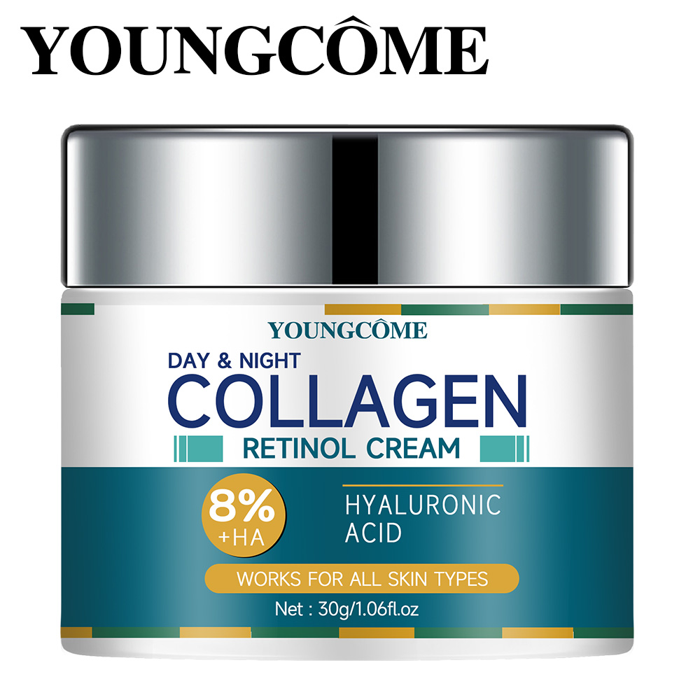 Clearance_Collagen Cream spendet tiefen Feuchtigkeit, nährt die Haut, um Elastizität zu wiederherzustellen, strahlend, feuchtigkeitsspendend, Anti-Falten-Aging-Schrumpf