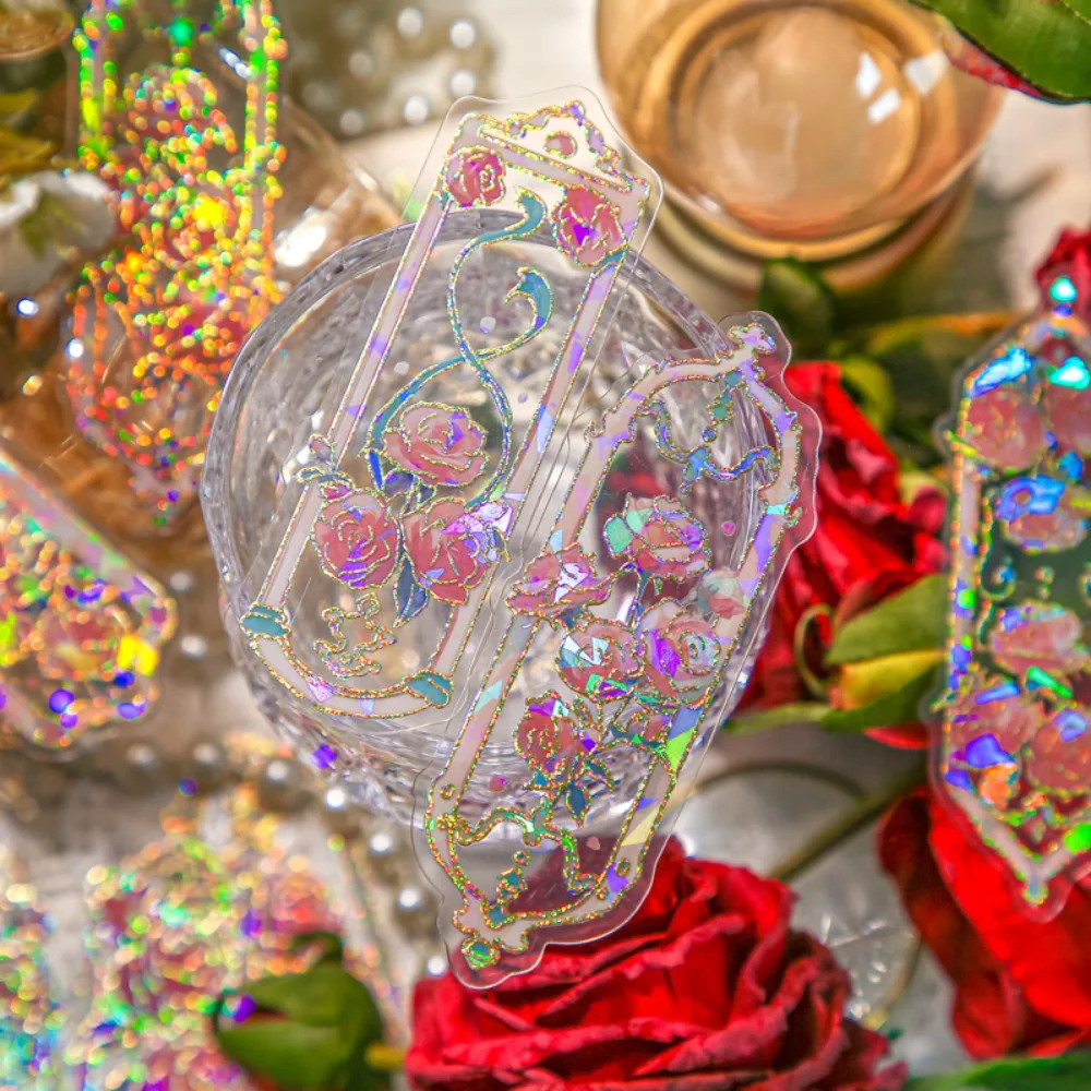 ミスター紙レトロフラワー特殊形状フレームブックマークレリーフ金メッキ学生読書ブックマーク教師用品 10 ピース/パック