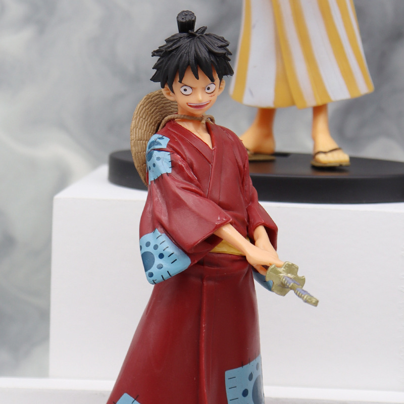 18CM One Piece Anime Figur Monkey D. Ruffy Zoro Chopper Nami Action Figuren PVC Sammlung Modell Puppen Geburtstag Geschenke für Kinder