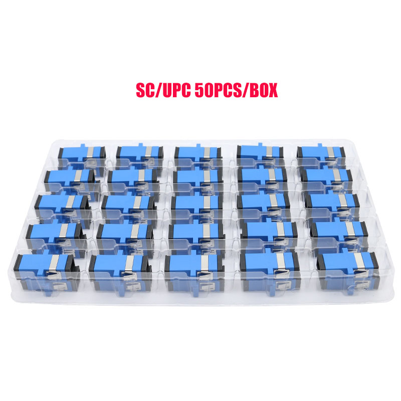 10pcs/lot Fiber Optic Connector Adapter SC/UPC SM Flange Singlemode Simplex SC-SC APC FC UPC Coupler Special Wholesale to Brazil