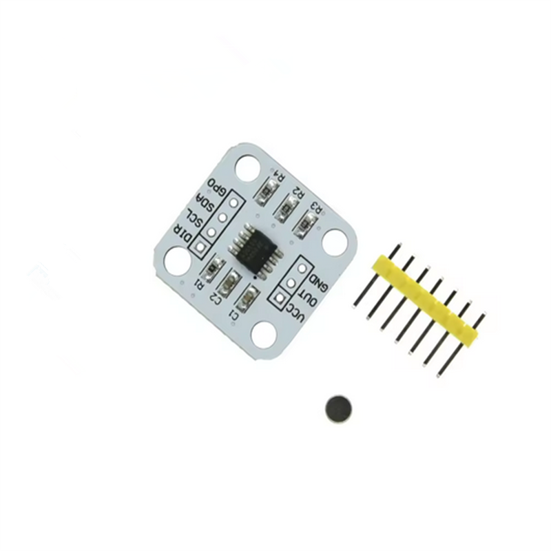 AS5600 Magnetic Encoder การเหนี่ยวนําแม่เหล็กการวัดมุมเซนเซอร์โมดูล 12bit ความแม่นยําสูง