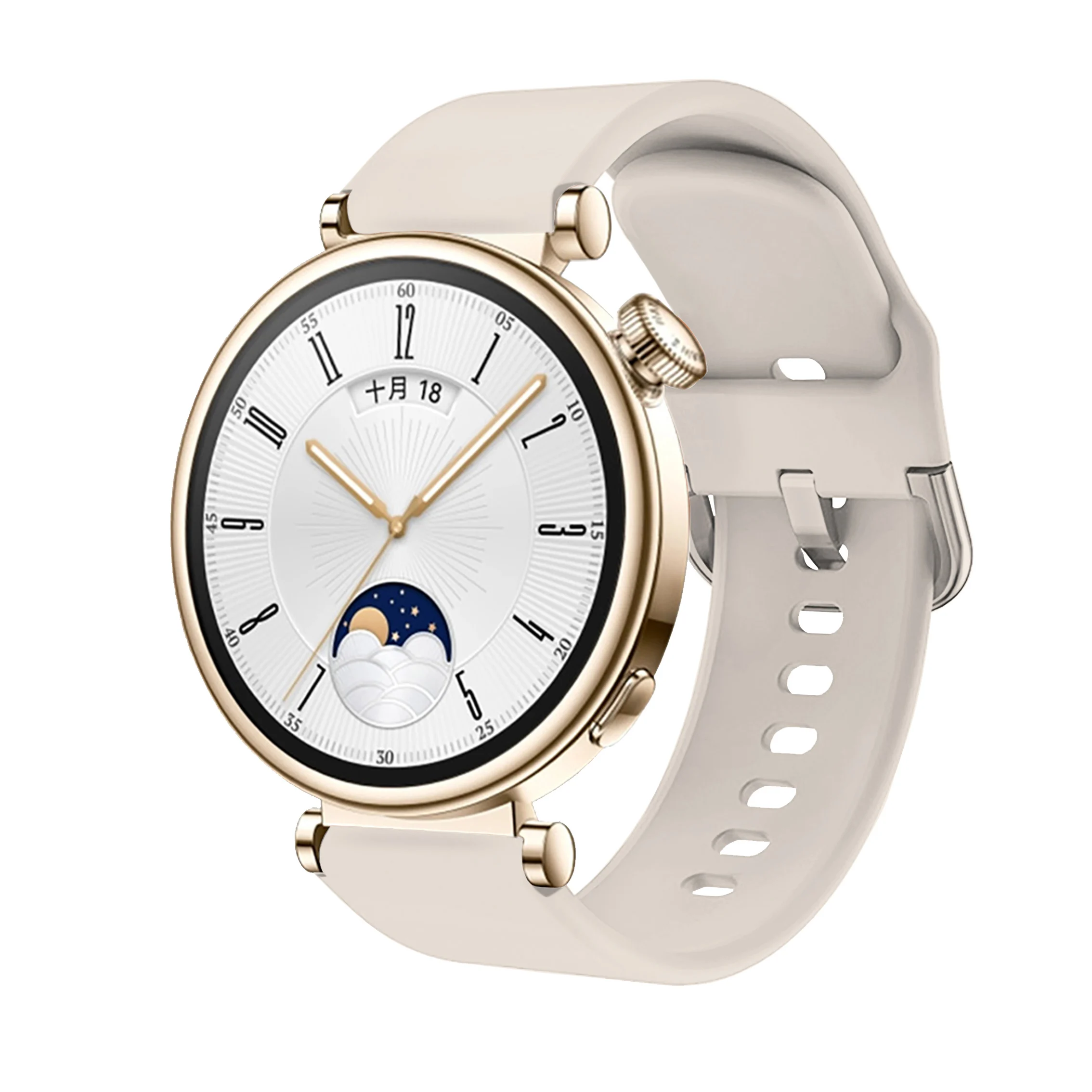 18 ミリメートルシリコンバンドカラフルなバックル Huawei 社 Watch Gt4 41 ミリメートル 18 ミリメートルカラフルなバックルシリコンバンド Huawei 社 Gt4 41 ミリメートル