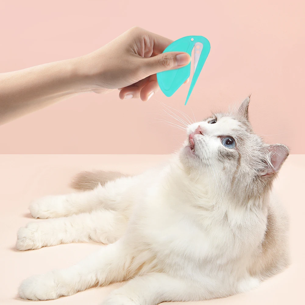 Peigne à nœud ouvert pour animaux de compagnie, chat, chien, chiot, perte de fourrure, tondeuse de toilettage, épilation, nouveau