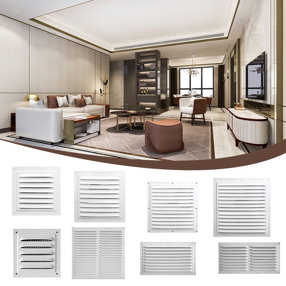 Вентиляционная решетка из алюминиевого сплава Воздушная система Сетчатая крышка Экран Выхлопное отверстие Окно Квадратное вентиляционное отверстие Отопление Охлаждение Вентиляционные отверстия Пластина