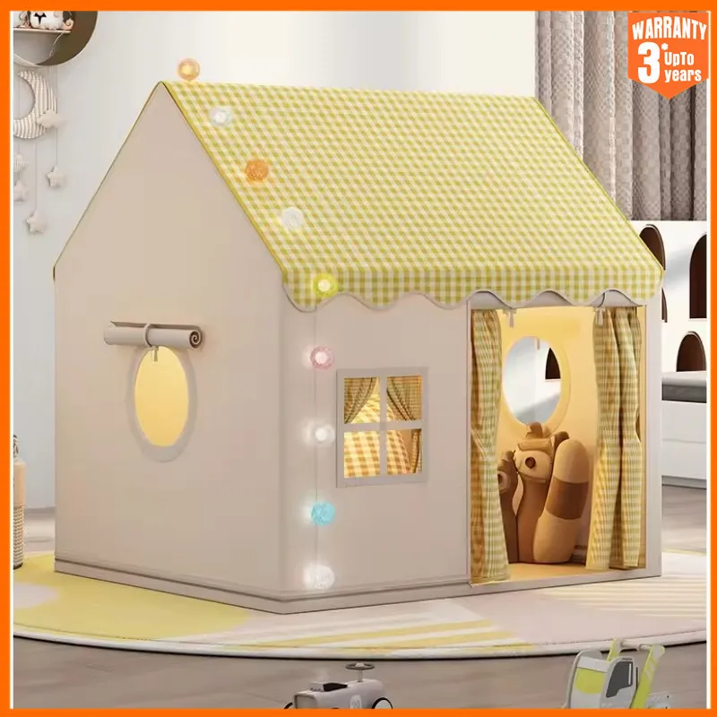 Kind kleines Haus faltbare Spielzelt Kind Spielzeug Zelt Prinzessin Mädchen Schloss Spielhaus Baby Zelt nicht im Lieferumfang enthalten Licht Ball Weihnachtsgeschenk