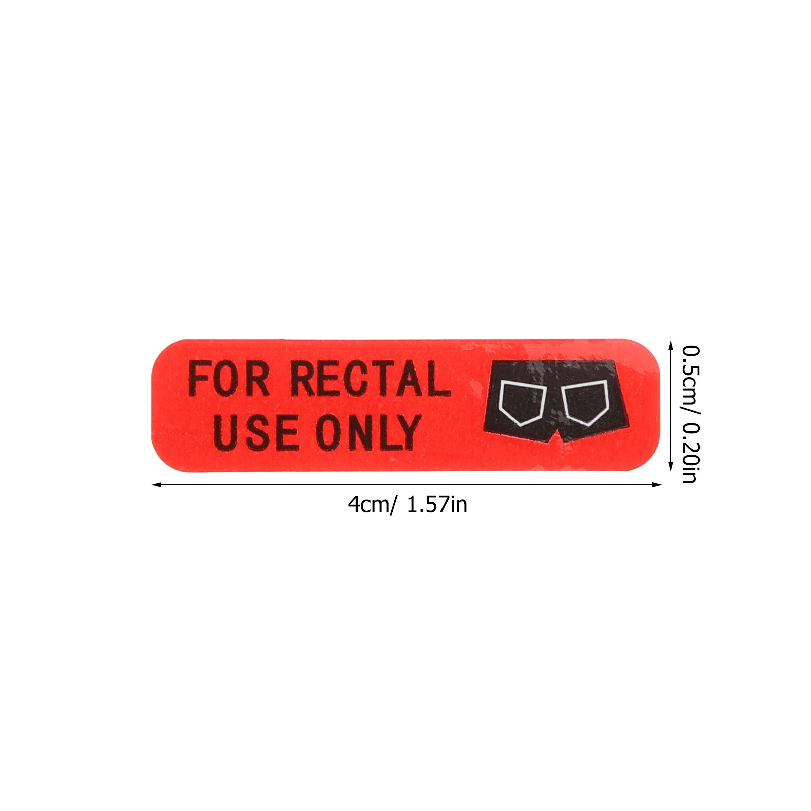 1 Roll of Rectal Use Only Stickers Party Stickers For Adults Multi-functional Stickers Funny Stickers
