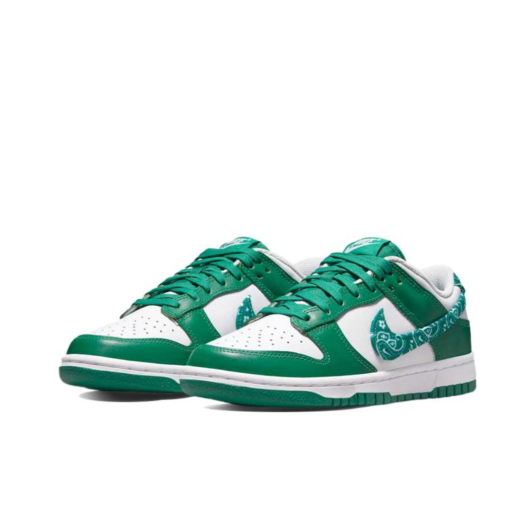 Nike New Dunk Low Men's and Women's Sneakers winter lightweight cushioning board shoes Classic fashion sneakers White&Green