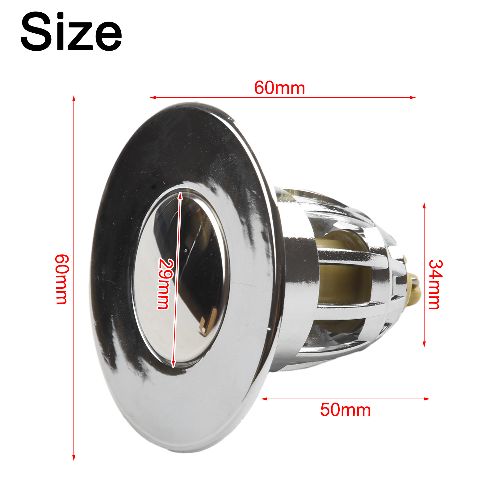 Abflussstopfen Pop-Up Bounce Core Waschbecken Abflussfilter Haarfänger Dusche Waschbecken Sieb Bad Stopper Badezimmer Heimwerker