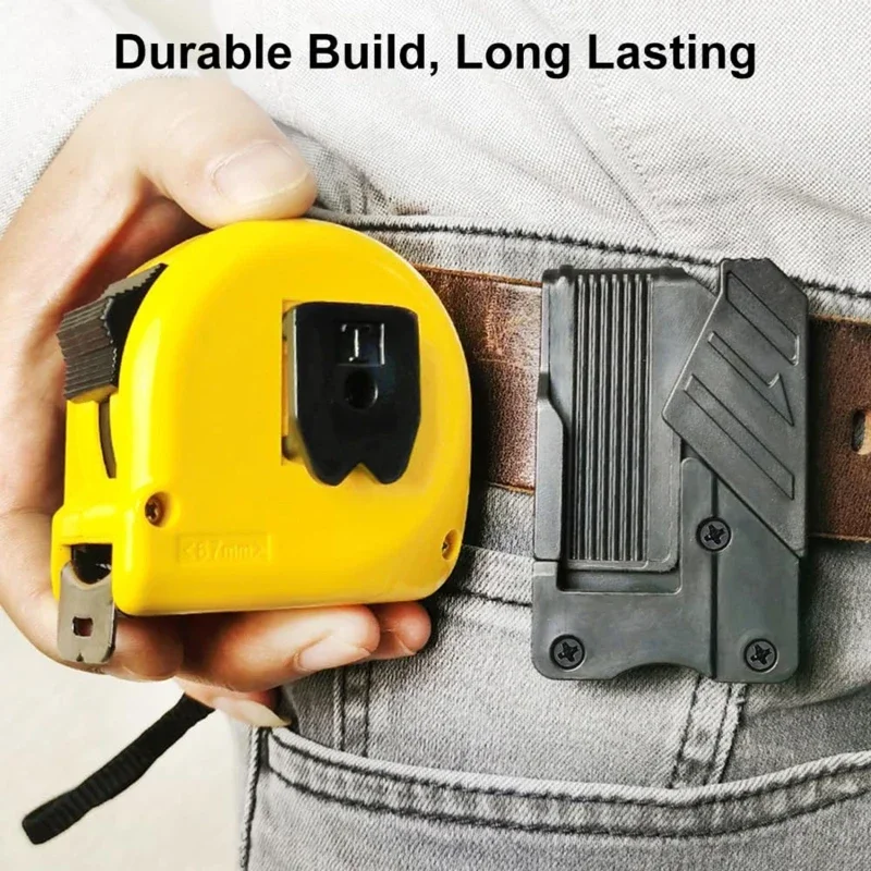 1pc Quick Release Buckle Hammer Wrench Power Tool Waist Belt Organiser Hooks Universal Tape Measure Hanger Belt Holder Clip