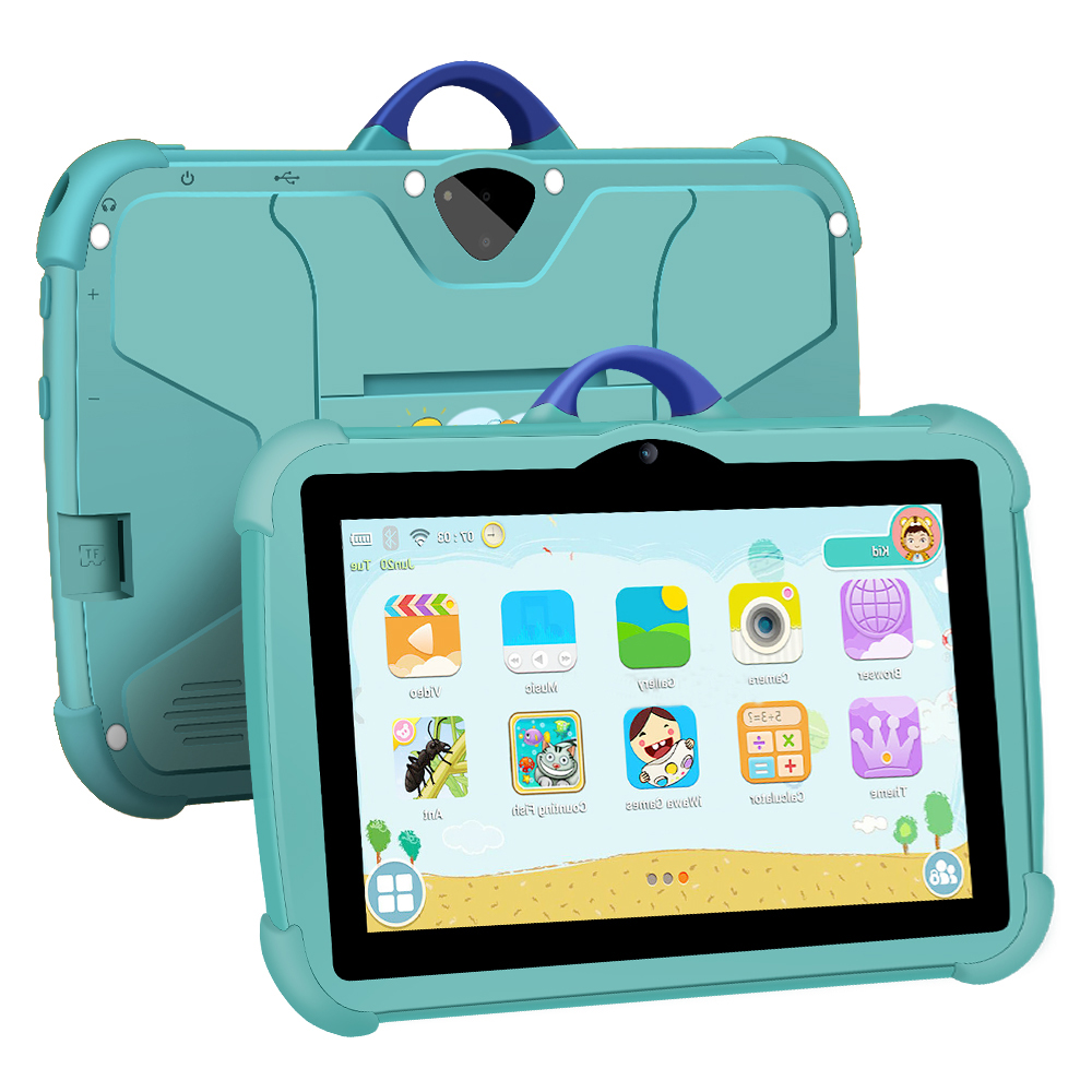 Novo 7 Polegada android 13 aprendizagem educação crianças comprimidos quad core 4gb ram 64gb rom barato simples favorito das crianças tablet pc