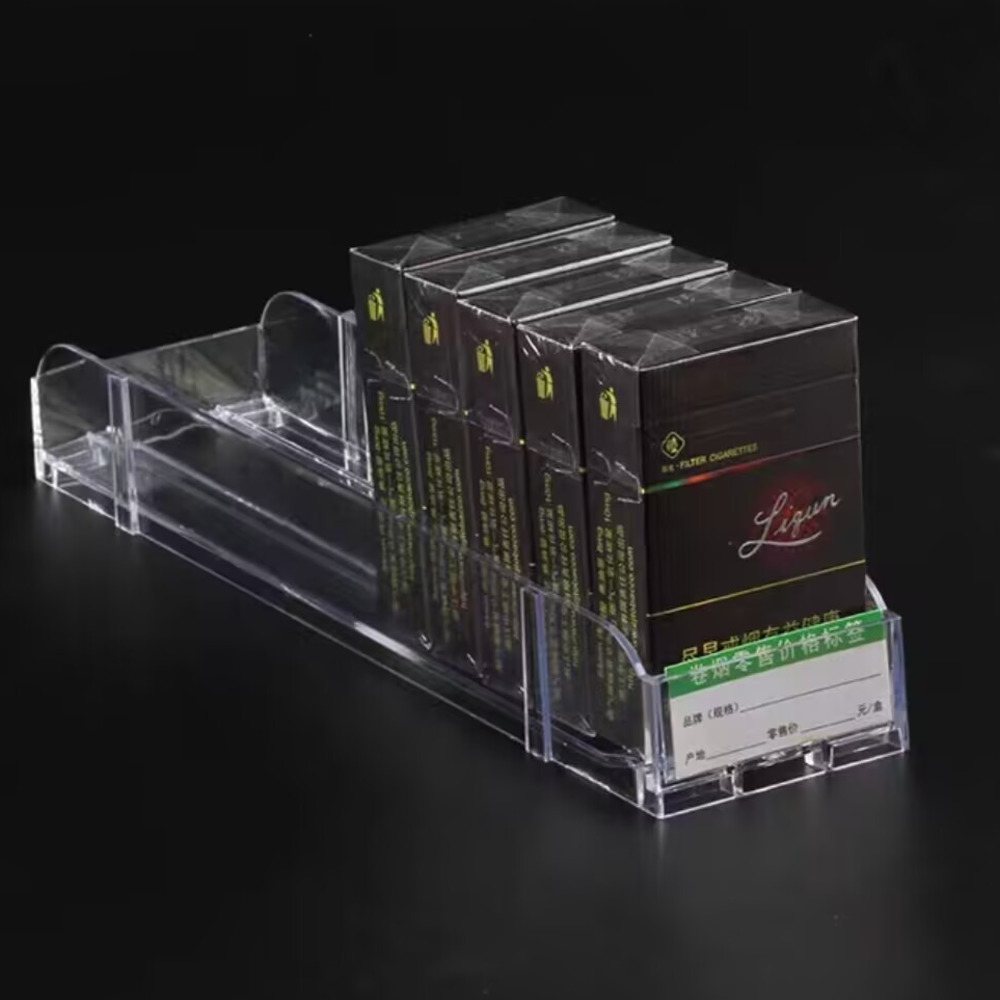 20 teile/los Kunststoff Regal Automatische Nachfüllen Schieben Drücker Supermarkt Rack Zigaretten Produkte Unibody Einseitig