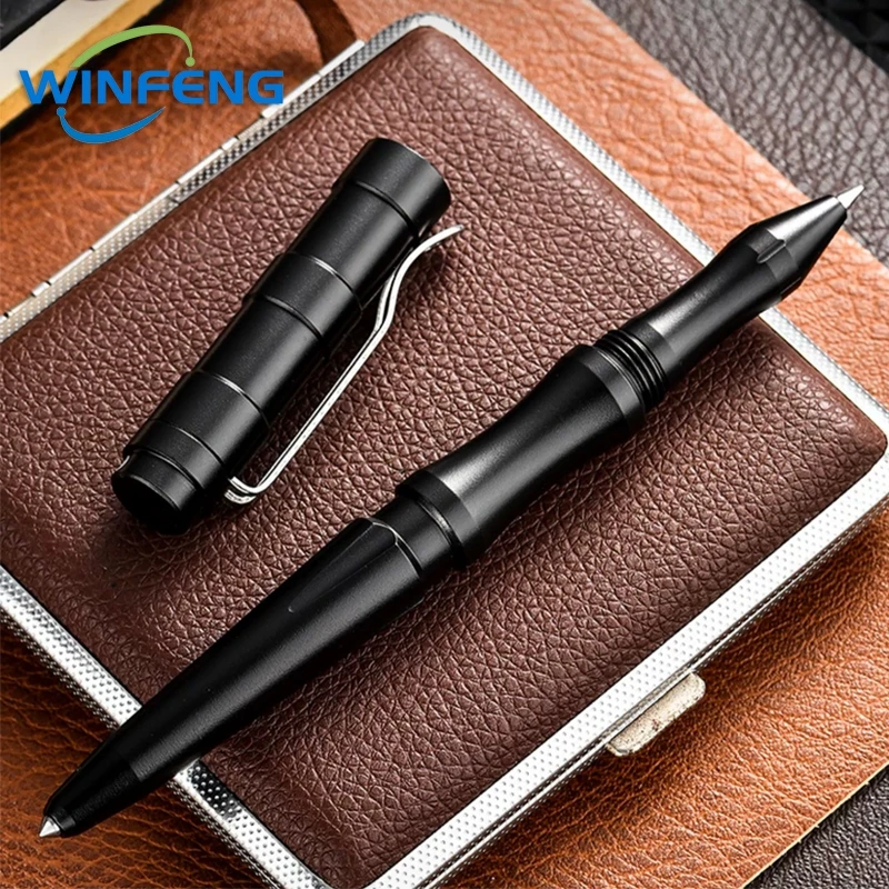 Đa Năng Bút Chiến Thuật Tự Vệ Tiếp Liệu Thép Vonfram Cá Nhân Quốc Phòng EDC Dụng Cụ Ngoài Trời Khẩn Cấp Dụng Cụ Phá Kính
