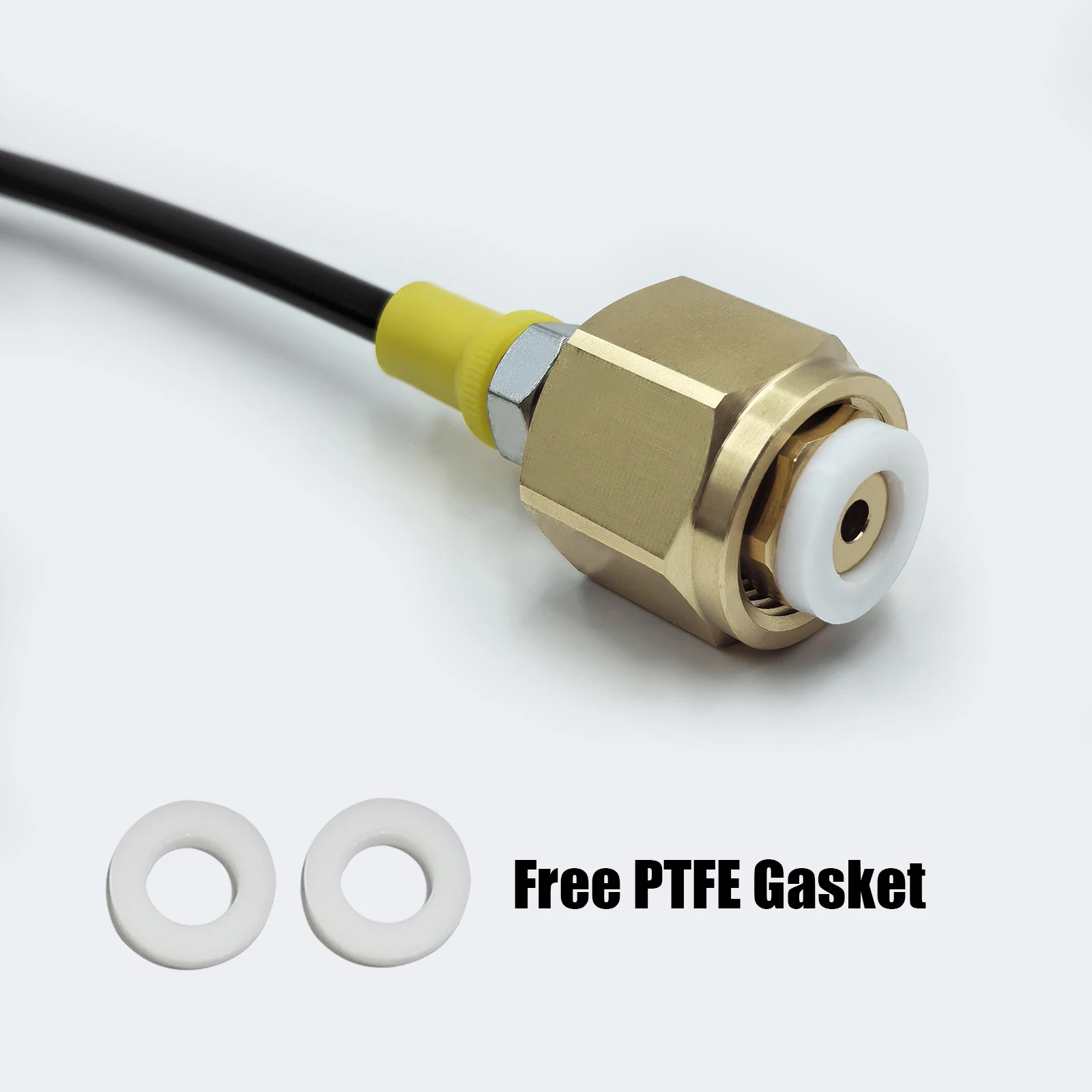 Soda Machine Accessories Extended Hose with Quick Disconnect CO2 Tank Cylinder 40inches(100cm) Hose CGA320 or W21.8-14 or G3/4
