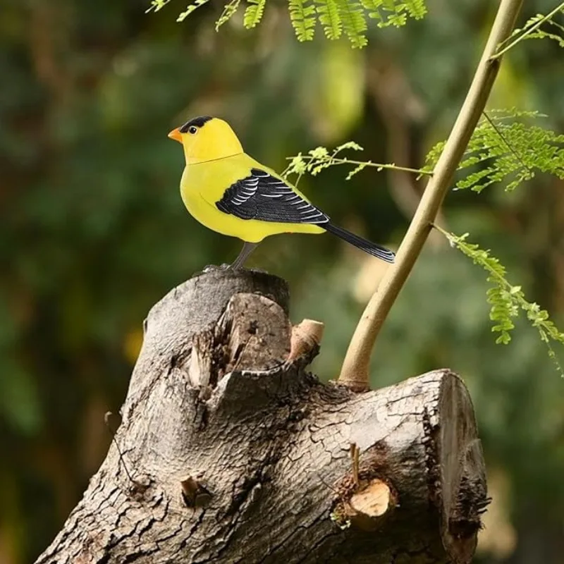 Electric Singing Bird Toy Cute Interactive Bird Toy Simulation Electronic Bird Toys for Kids with Motion & Sound Control
