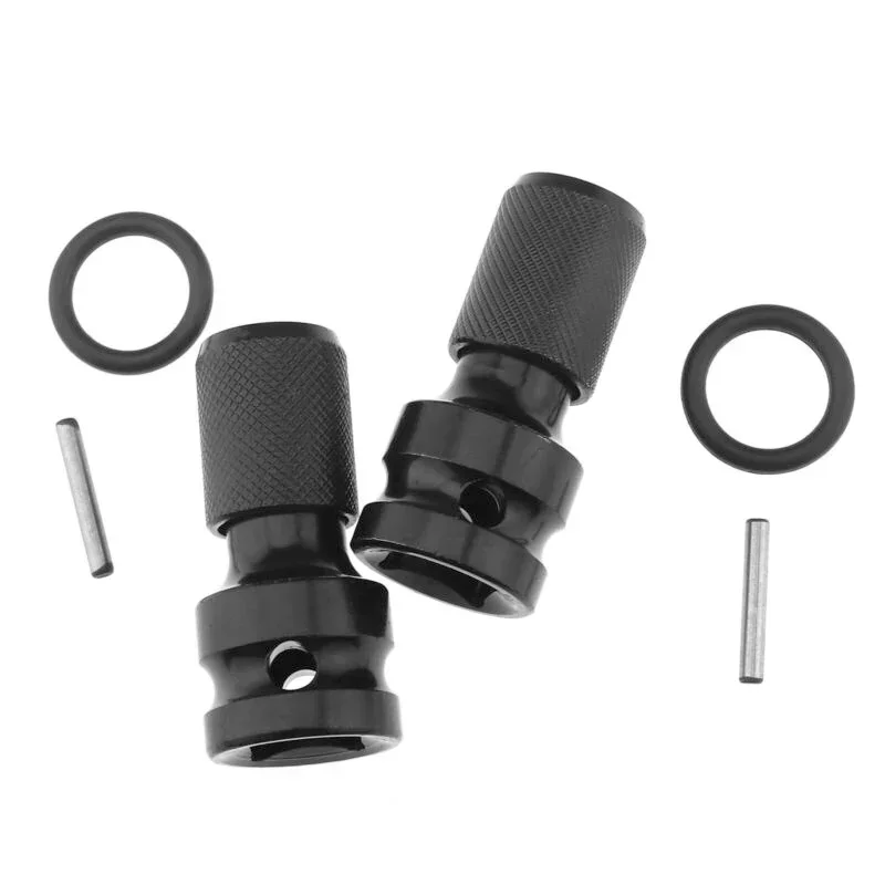 QUICK RELEASE 1/2 นิ้วไดรฟ์สแควร์ 1/4 นิ้ว HEX หญิง SOCKET ADAPTER Converter Chuck ADAPTER สําหรับ Impact และประแจวงล้อ