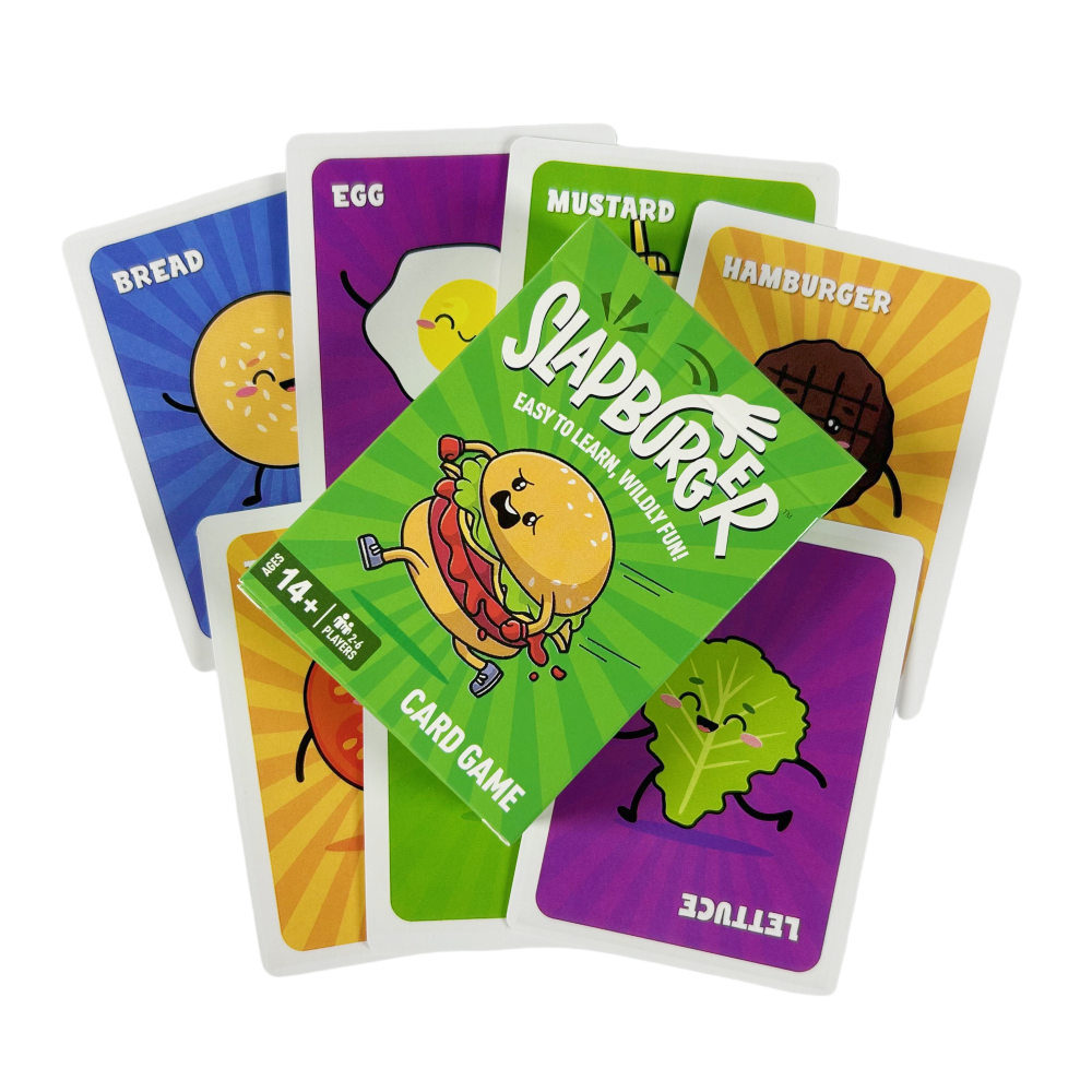Slapburger Kaartspel Families Feestspel 2-6 spelers Bordspeldek