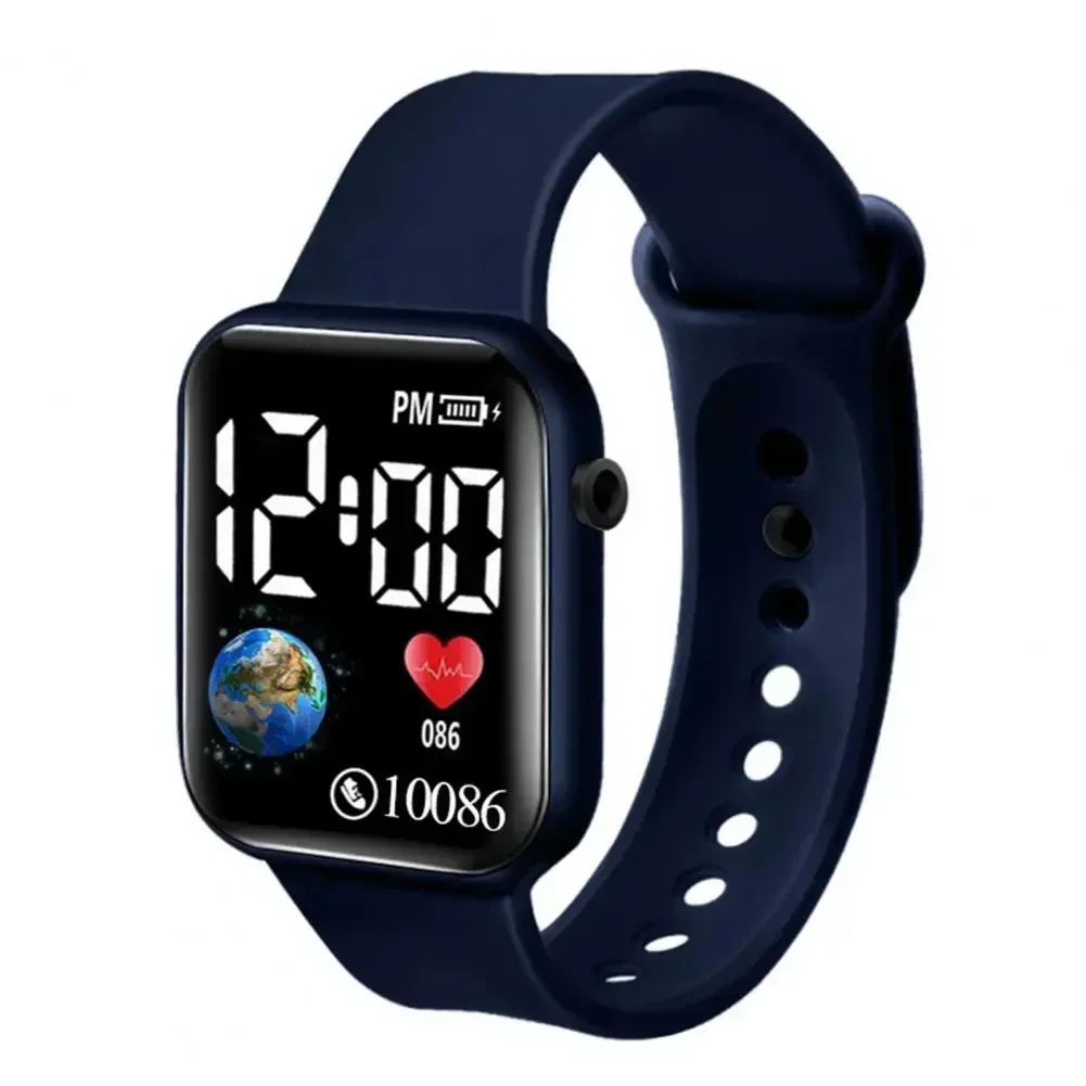 2025 led relógio digital moda relógio eletrônico casual relógio de pulso crianças meninos meninas esportes relógios à prova dwaterproof água reloj hombre