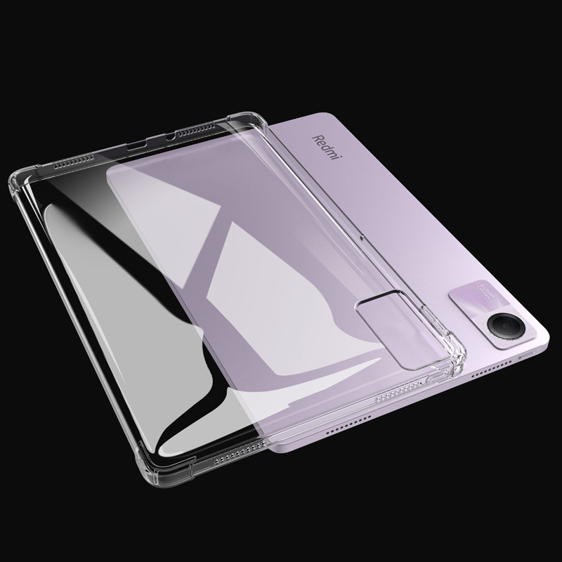สําหรับRedmi Pad SE 11 "2023 กรณีโปร่งใสAir-กระเป๋าซิลิโคนนุ่มTPUป้องกันกันกระแทกCapa FundasสําหรับXiaomi RedmiPad SE