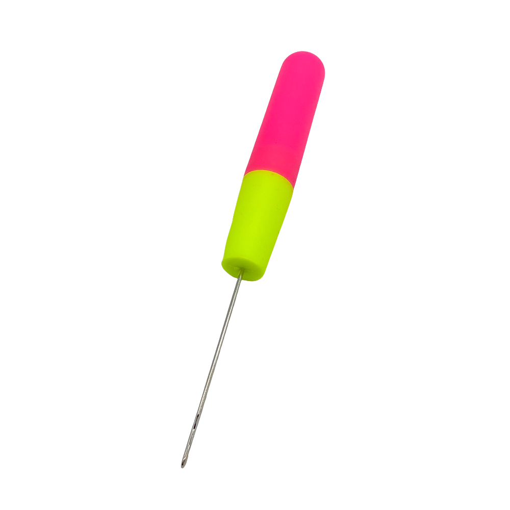 3 Stück 5,7 mm rosa Knüpfhaken Häkelnadel Dread-Lock Strickhaar Häkelnadel Haken Haarweberei