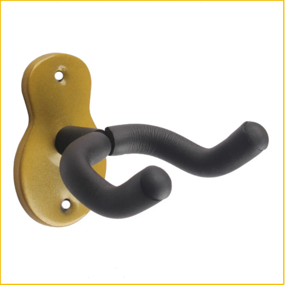 Guitar Hanger Wall Mount, Black Walnut Wood Guitar Hanger Mount, Guitar Holder Hook for Acoustic Electric Guitar Bass Ukulele