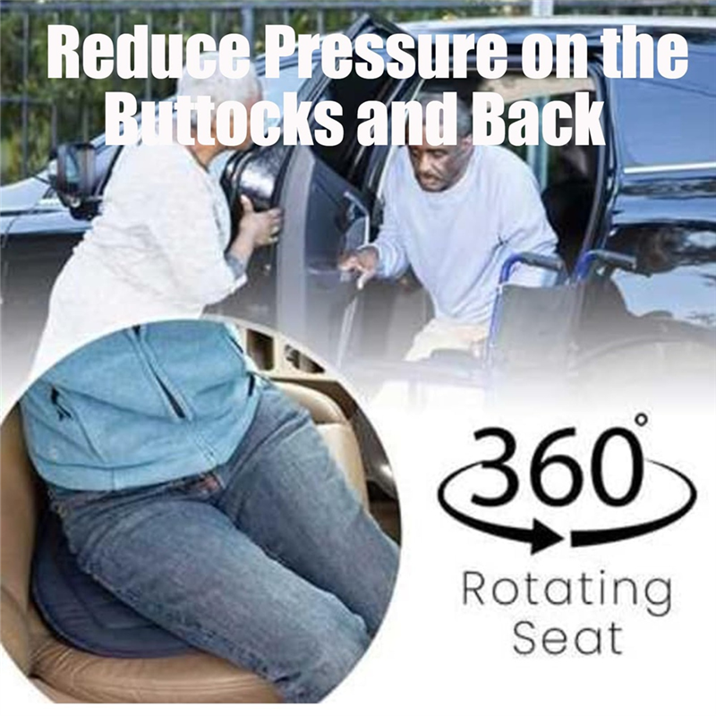 360 Roterend Zitkussen Voor Auto Roterend Autostoelkussen Voor Auto Draaibare Autostoel 360 Roterende Zetel Antislip Kussen-X67A