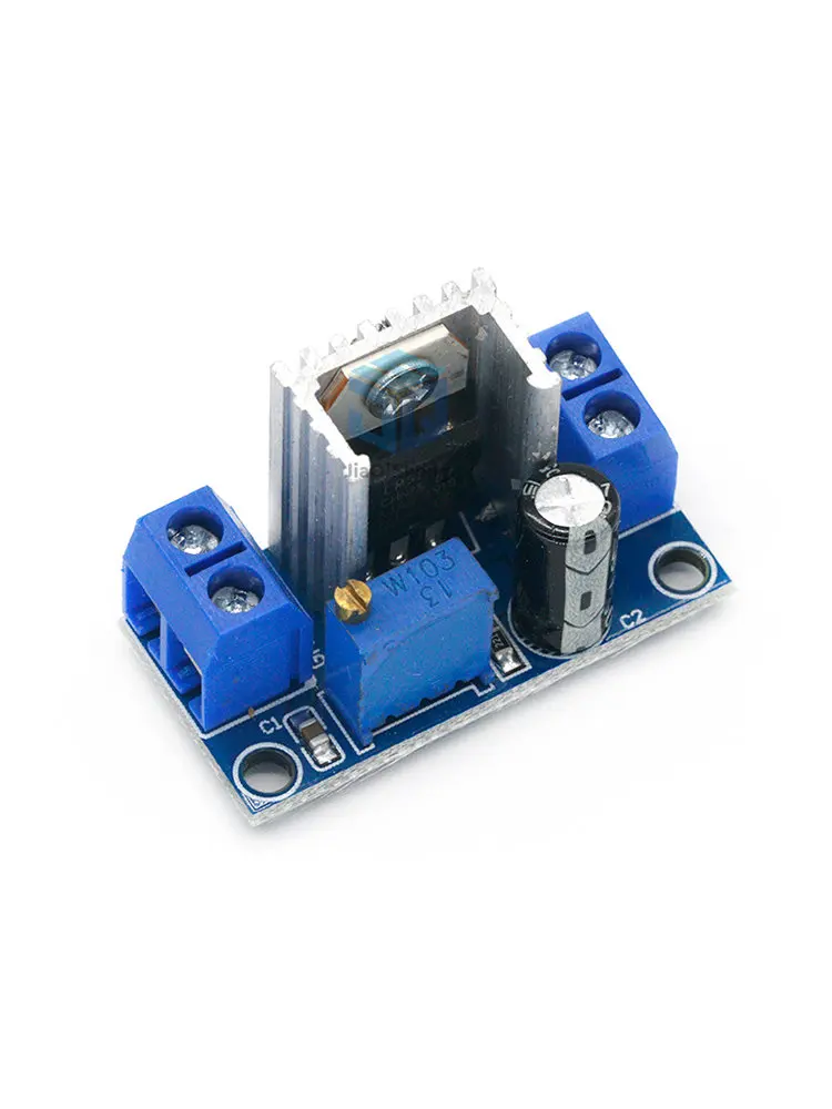 Convertidor de DC-DC LM317, módulo de placa de circuito reductor, regulador lineal, regulador de voltaje ajustable, fuente de alimentación