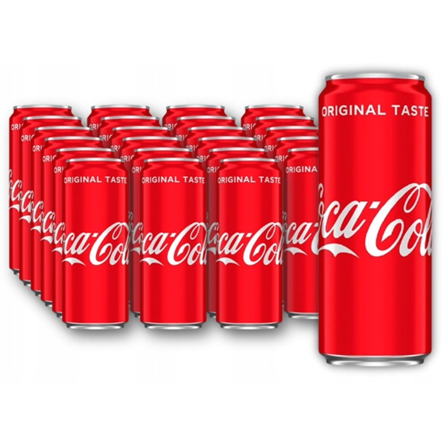 24x Napój gazowany  COCA-COLA puszka wąska 330 ml