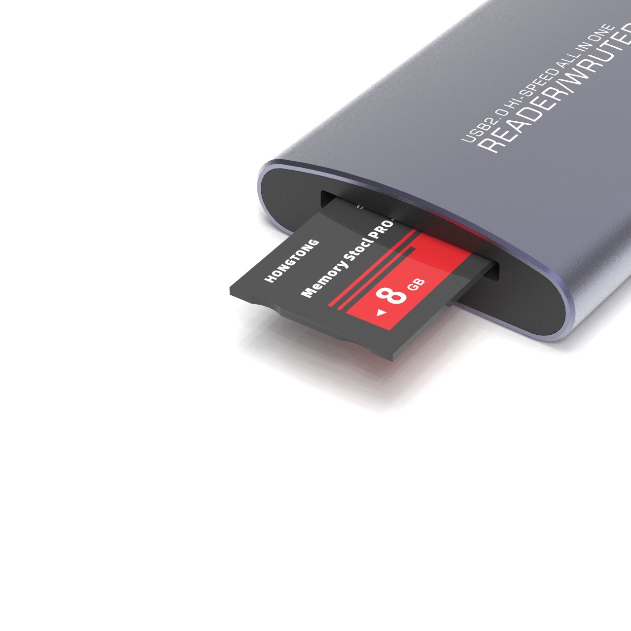 USB High-Speed Ms Multifunktionaler CF-Kartenleser, Sd-Aluminiumlegierung Tf-Computer Sechs-in-Eins-XD-Kartenleser