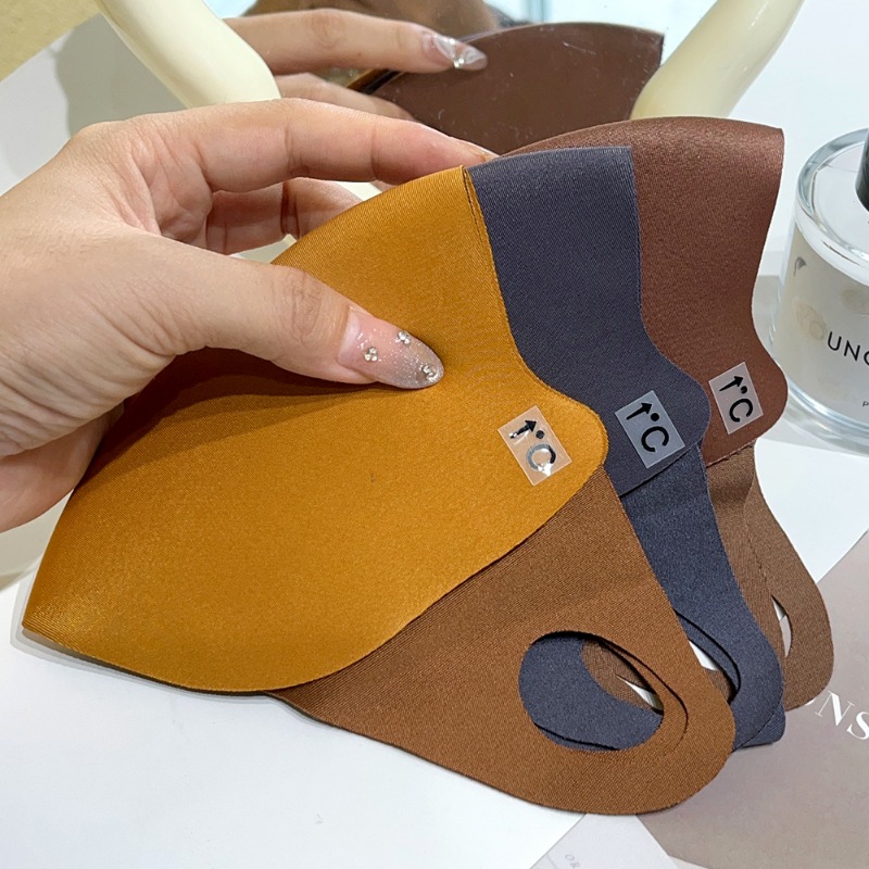 Máscara cálida a prueba de viento para invierno, máscara facial ajustable de Color sólido para exteriores, protector solar para ciclismo y correr, accesorios de moda
