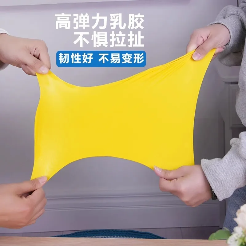 1 par de cubiertas de zapatos impermeables de látex, botas de lluvia de goma resistentes a los labios, accesorios para zapatos para días lluviosos al aire libre