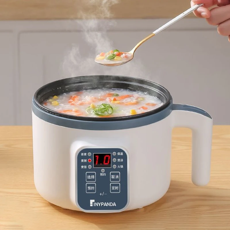1.7L หม้อหุงข้าวไฟฟ้า SINGLE Double Layer 220V หม้อหุงข้าว Non-Stick Smart Mechanical MultiCooker หม้อข้าวนึ่งสําหรับ Home