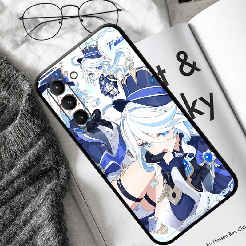 Furina Genshin Impact Hydro Archon Character 5 Stars Phone Case for SAMSUNG Galaxy S23 Ultra S22+ S21 FE S20 A54 Note20Plus A53