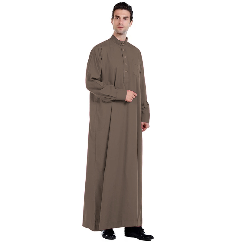 Ramadan Eid Djellaba Mannen Moslim Jurk Jubba Thobe Saudi Arabische Lange Gewaad Kalkoen Kaftan Dubai Abaya Jurk Daffah Dishdasha Thoub