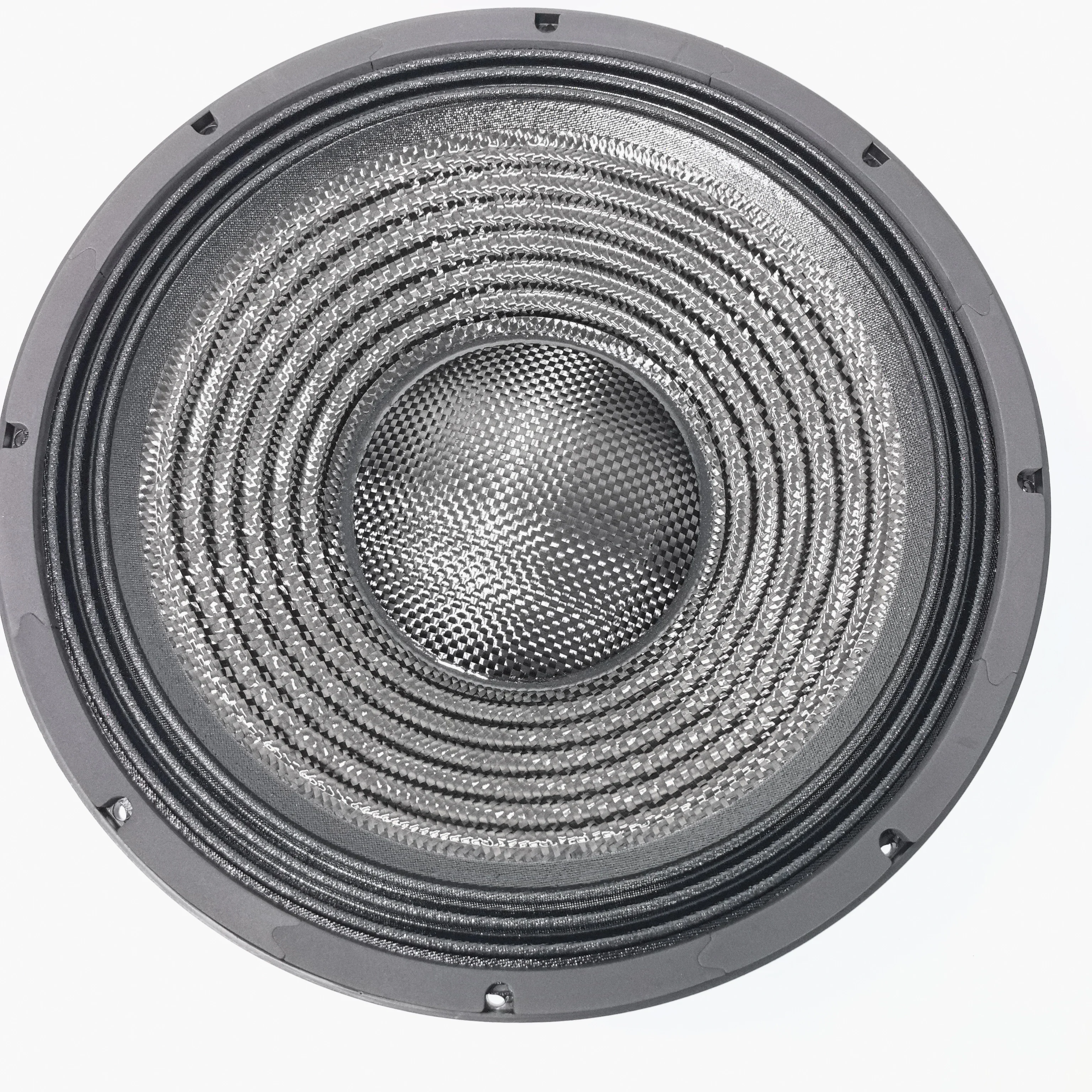 Subwoofer profissional do alto-falante do cone da fibra de carbono do neodímio de 18 polegadas para sistemas de som da linha Array