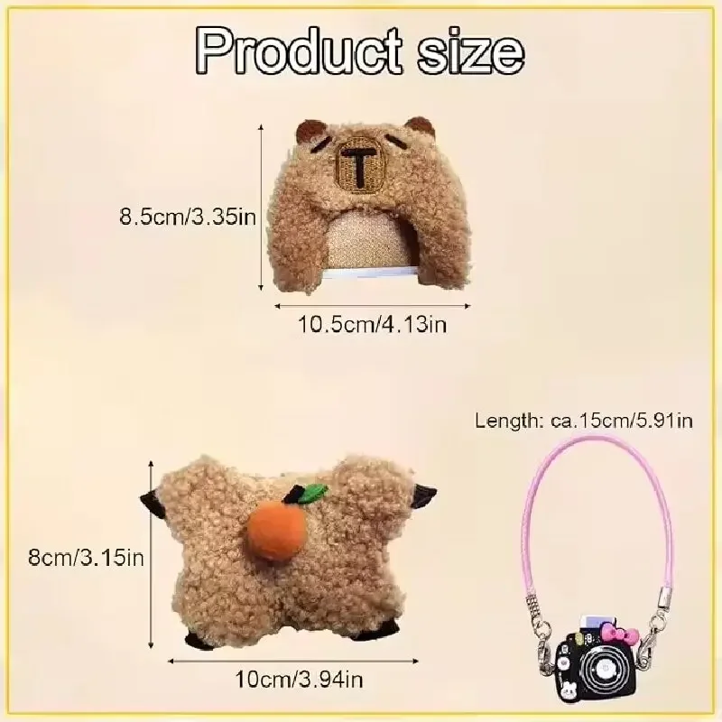 Ubranka dla lalki Labubu 17 cm Gxlaihly, uroczy kostium, pasuje do lalek Labubu 17 cm, modne ubrania dla lalek.