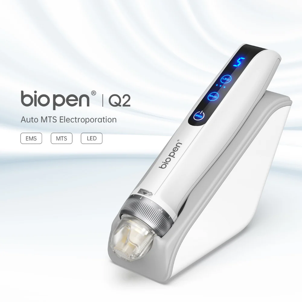 Dr. Caneta Bio Pen Q2 Microneedling Pen com terapia de luz LED e microcorrente