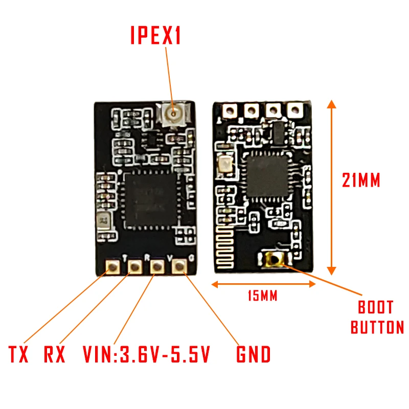 915MHz/2.4GHz NANO ExpressLRS ELRS Radio Nano Long Range Receiver for RC FPV Traversing Freestyle DIY Drone Parts