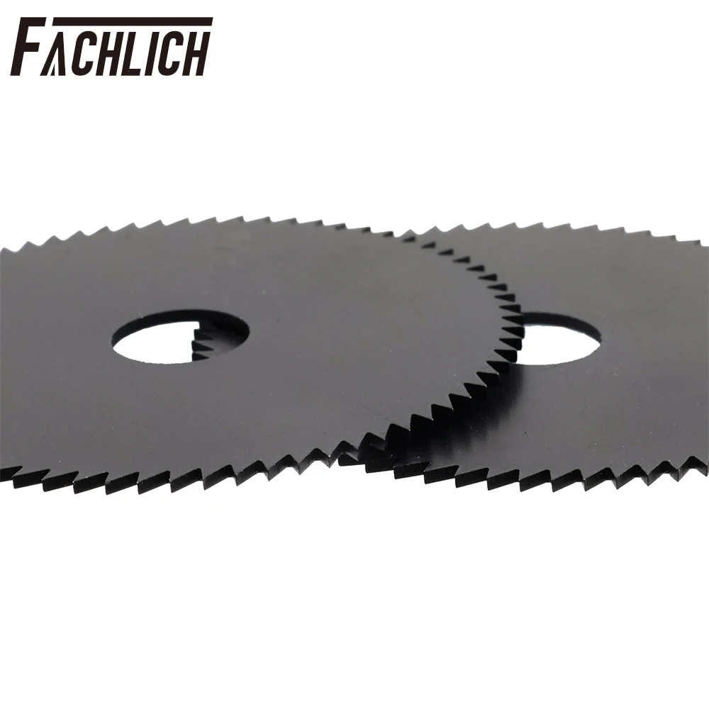FACHLICH Dia50/75mm disco de corte superfino HSS cortador de Metal blando tubo de cobre aluminio madera Mini amoladora Bore10mm 2 "3" hoja de sierra