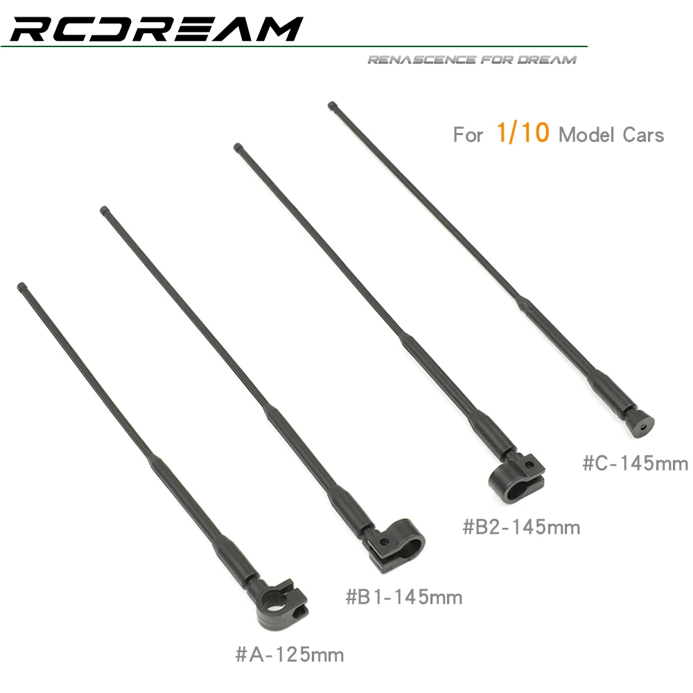 Rcdream จําลองเสาอากาศตกแต่งสัญญาณสําหรับ 1/8 1/10 1/12 1/14 1/18 Rc Crawler Traxxas Axial Scx10 D90 Rc รถ Part