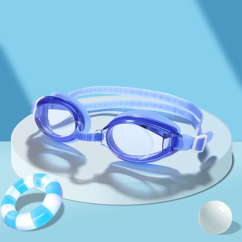 Swimming Goggles For Adults And Children Universal Hd Transparent Goggles Waterproof Flat Diving Glasses