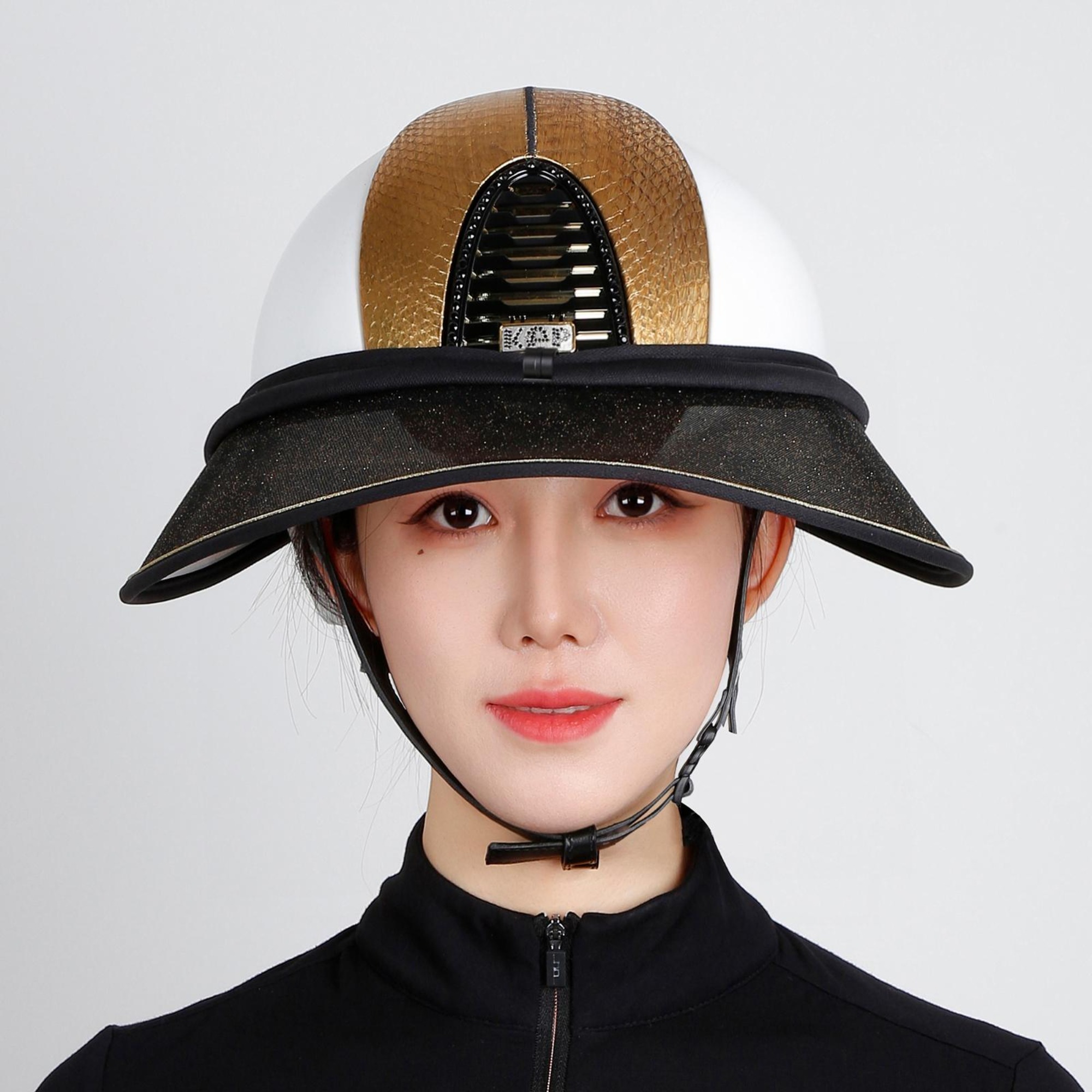 Acessórios para capacete equestre Cavassion, guarda-sol e aba de chapéu de proteção solar, equitação e treinamento equestre 8114005