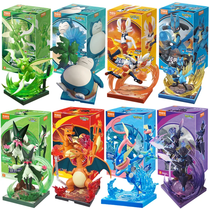 Pokemon Figur Charizard Ceruledge Greninja Meowscarada Action Figur Modell Zier Dekoration Sammeln Spielzeug Weihnachten Geschenk